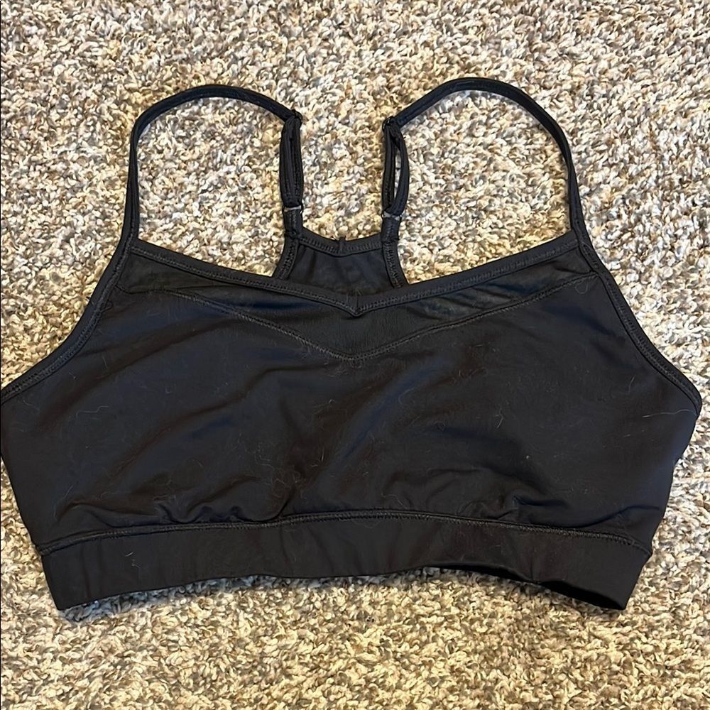 LAST CALL CLEANOUT | SO Black Seamless Sports Bra with Racerback